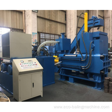 Horizontal Screw Metal Steel Cuttings Auto Briquette Machine